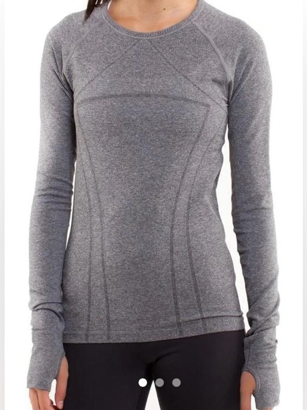 Ivivva by Lululemon Fly Tech Long Sleeve Blue Shirt Girl’s Size 14‎